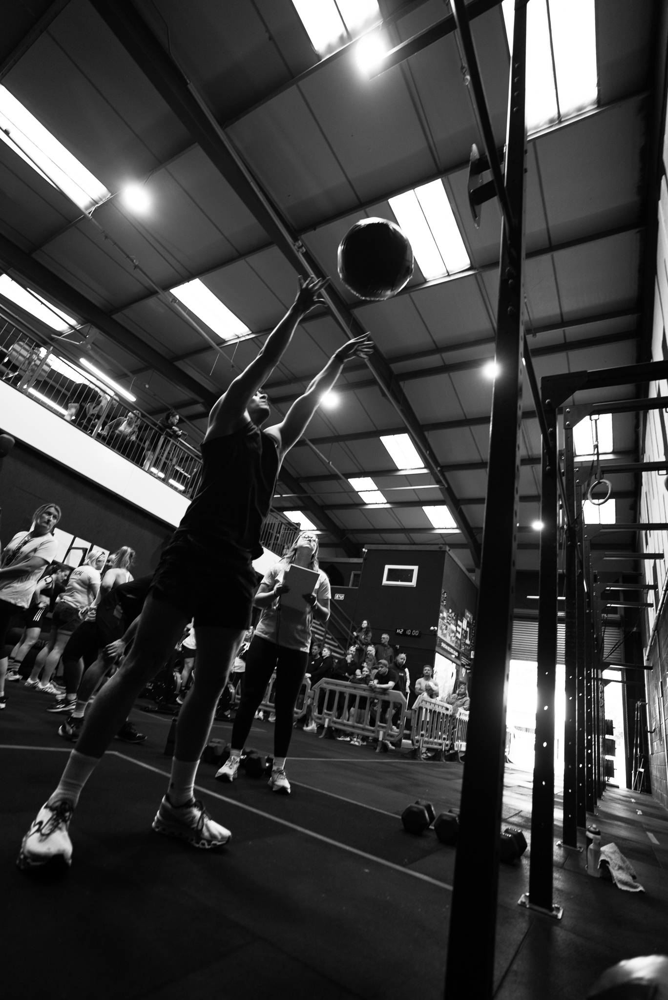 Athletes training